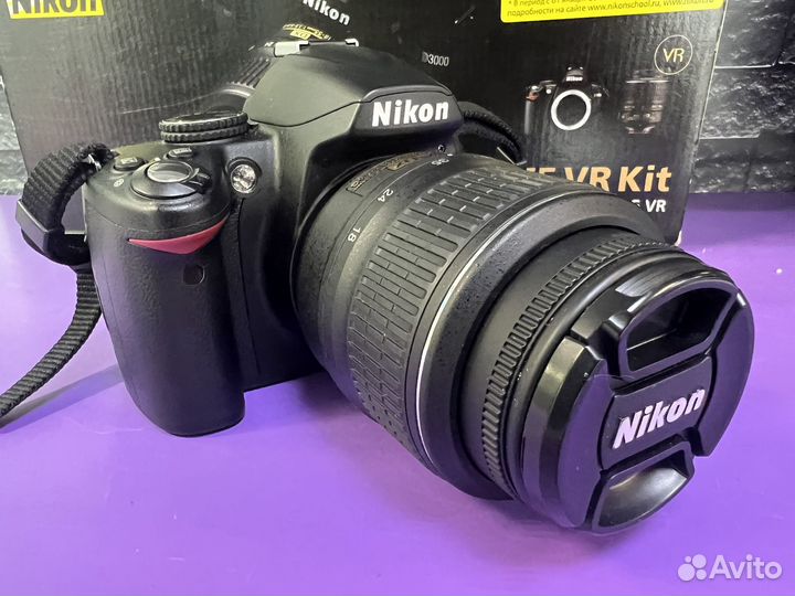 Зеркальный фотоаппарат nikon d3000(комплект)