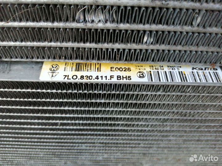 Касета радиаторов Фольксваген туарег 03-10