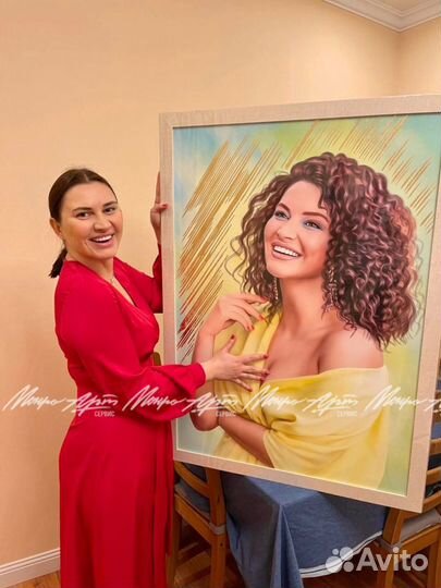 Портрет и картина на холсте по фото на заказ