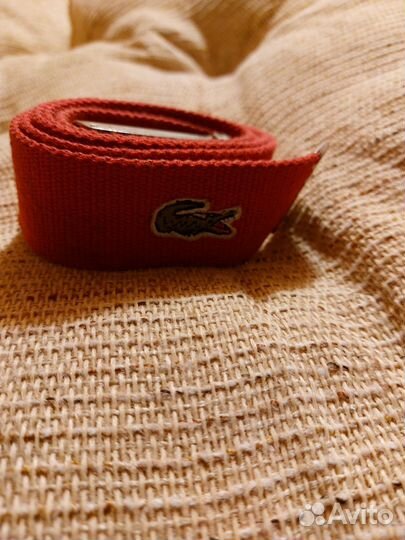 Ремень красный Lacosta