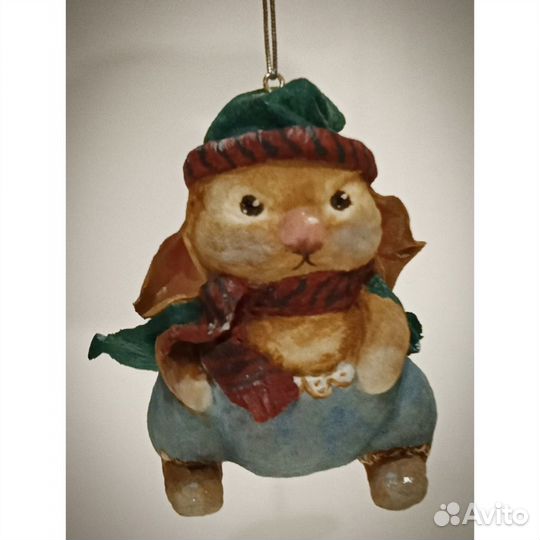 Ватные елочные игрушки