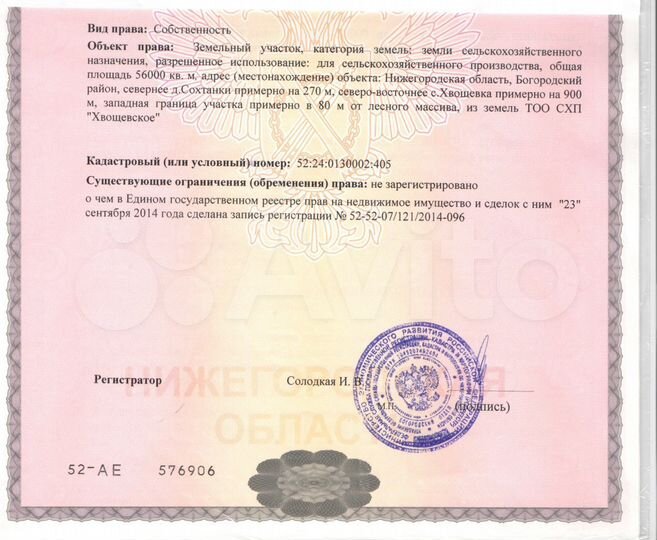 Участок 5,6 га (СНТ, ДНП)