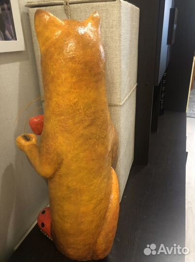 Копилка из папье-маше «Кот»