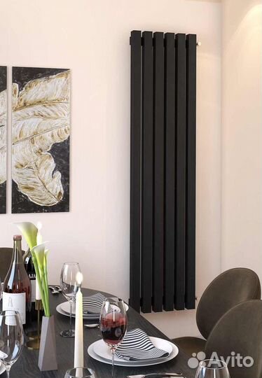 Вертикальный дизайнерский радиатор Steel-Hot от пр