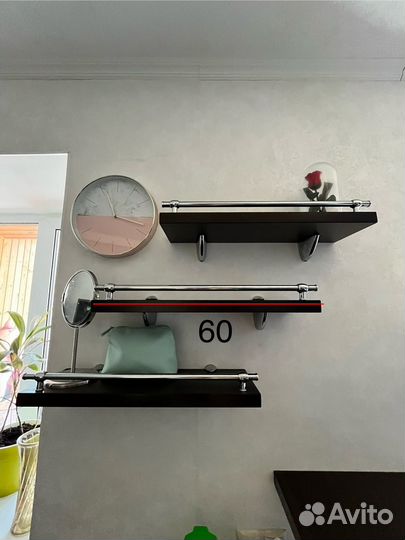 Полка настенная навесная бу