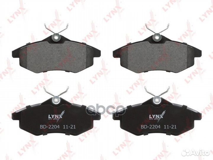 Колодки тормозные дисковые перед BD2204 LYN