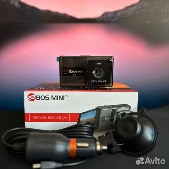 Видеорегистратор boss mini A31, Full HD, Микрофон (Арт.13841)