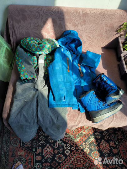 Детские вещи, куртка, ботинки
