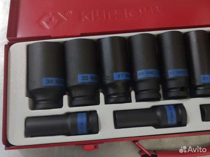 Набор ударных головок 1/2