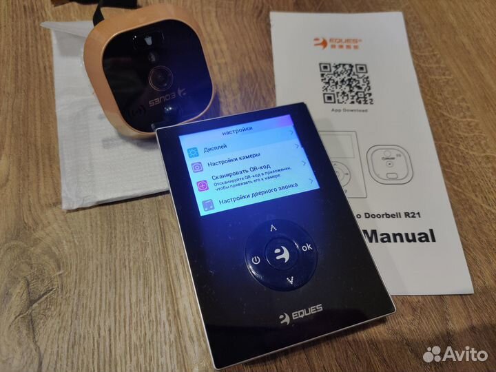 Дверной WI-FI видеоглазок Eques Veiu mini
