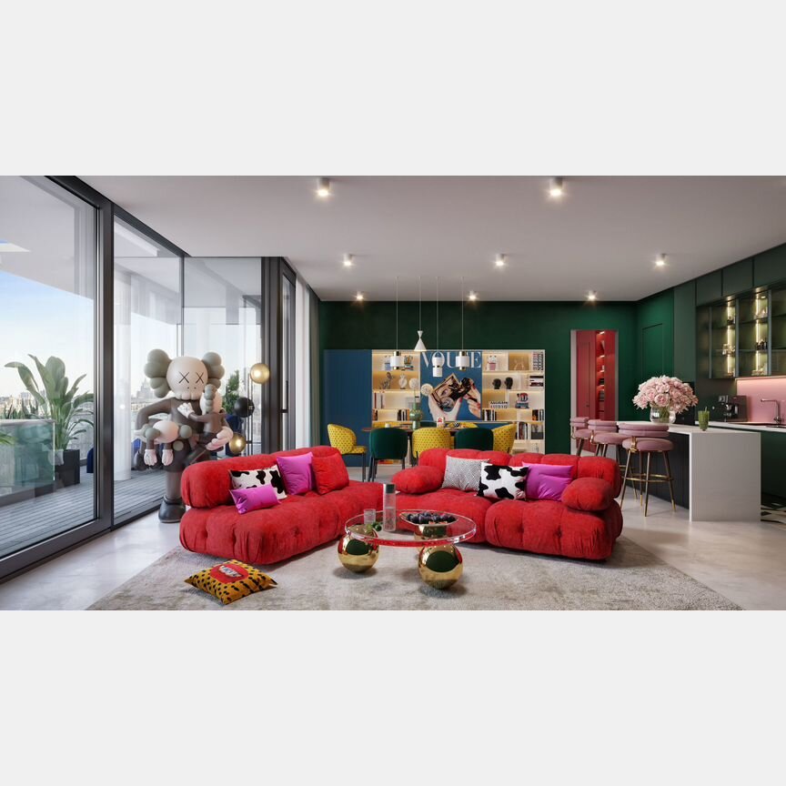 2-к. квартира, 90,6 м², 16/18 эт.