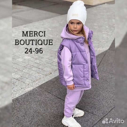 Костюм тройка на девочку от 128 до 146