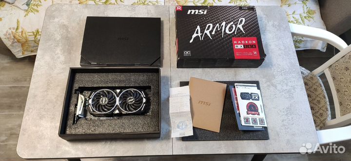 Видеокарта MSI Radeon RX 580 armor 8G OC