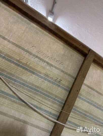 Картина маслом на холсте старинная