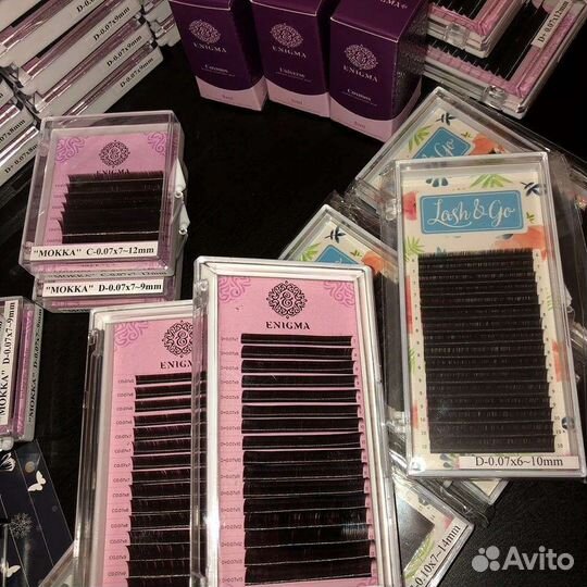 Ресницы для наращивания Enigma, Lash&Go