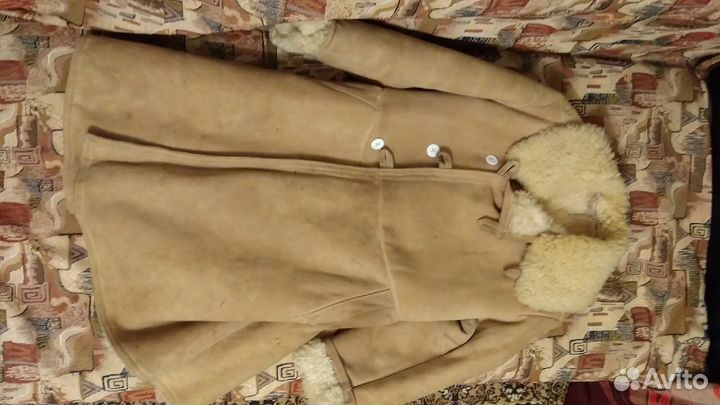 Дубленка натуральная мужская 50 размер