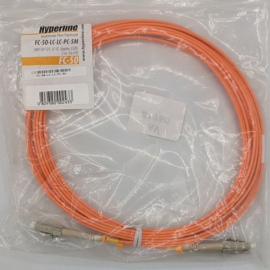 [FC-50-LC-LC-PC-5M] Оптический Патч-Корд Fc-50-Lc-Lc-Pc-5m, Hyper
