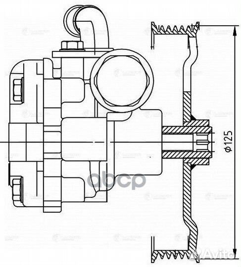 LPS 2502 Насос гур mazda 3 (BK) (03) 1.6I LPS