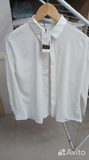 Белая рубашка 46 дубайский шёлк