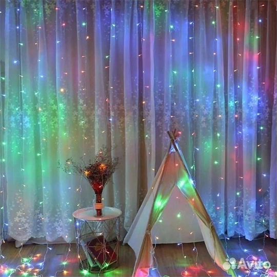 Гирлянда штора