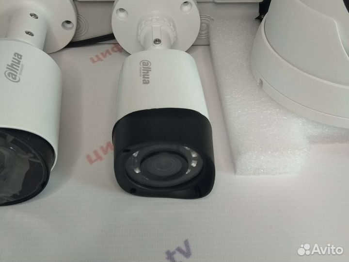 Комплект Видеонаблюдения 11 камер 4/1 Мп Dahua