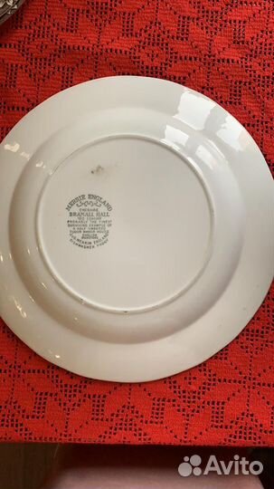 Антикварные английские тарелки