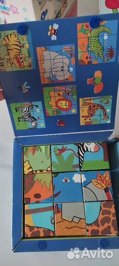 Кубики пазлы