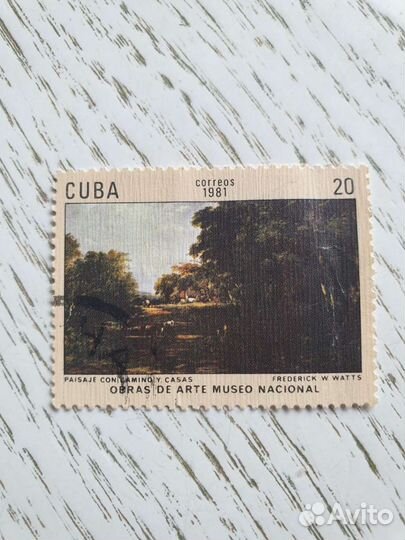 Марка 1981 г Cuba