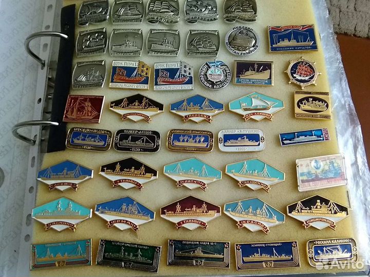 Значки корабли, флот