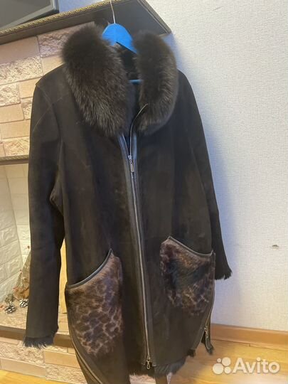 Дубленка натуральная женская 50 52