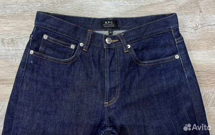 A.P.C. женские прямые тёмно-синие джинсы 28