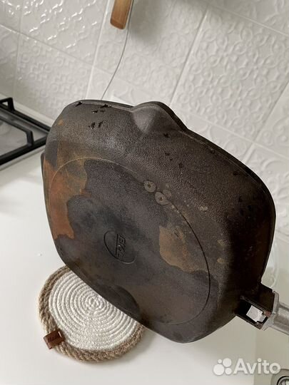 Чугунная сковорода гриль