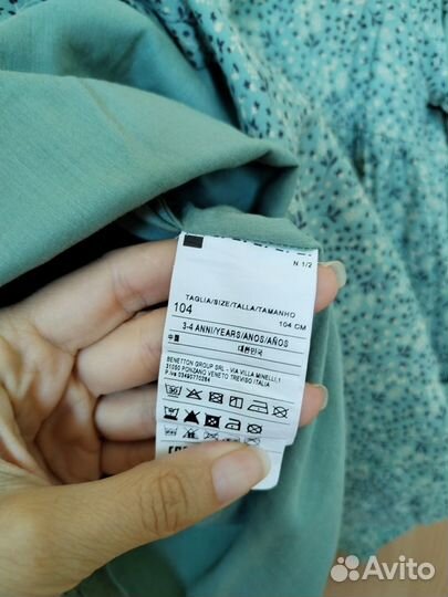 Платья для девочки Zara, Benetton