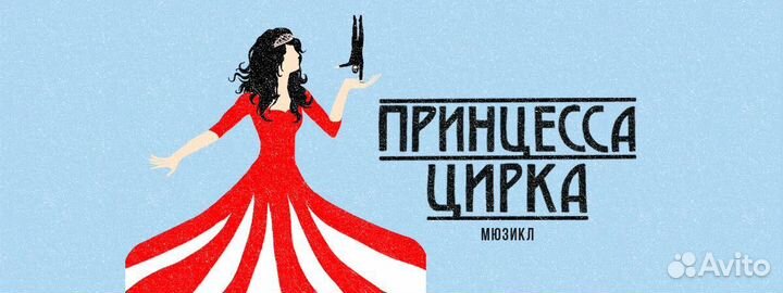 Билеты на мюзикл «Принцесса цирка» за 1/2