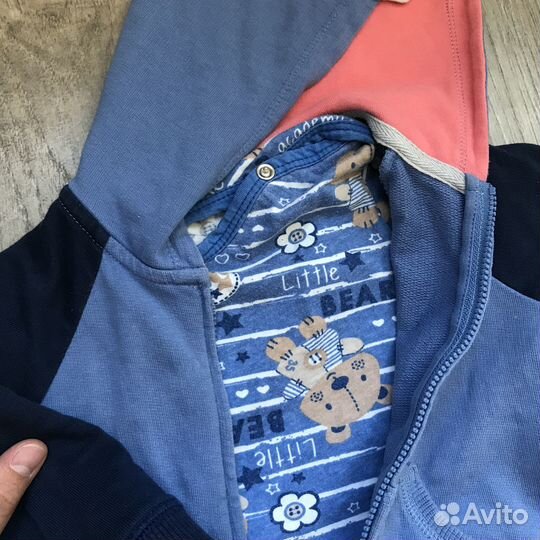 Комплект вещей на мальчика 74 штаны кофта