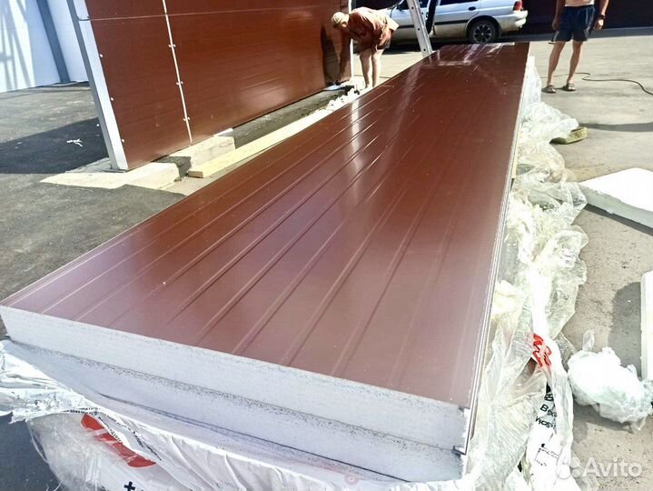 Сэндвич-панели стеновые и кровельные новые