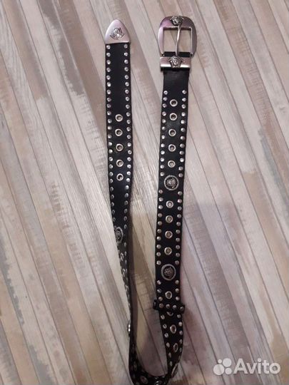 Мужской кожаный ремень ручной работы