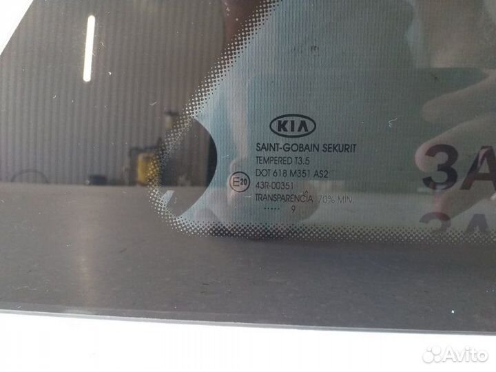 Стекло заднее правое Kia Ceed ED 1.6 2007-2010