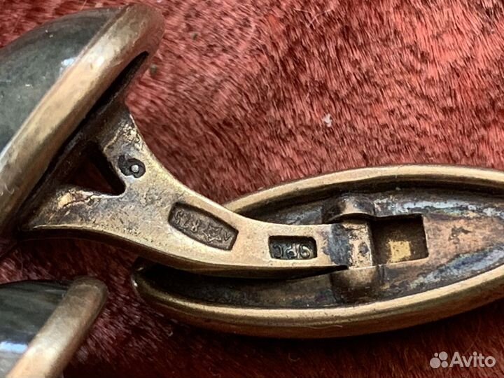 Запонки серебро 875 СССР