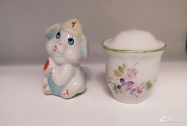 Фарфоровые солонки СССР