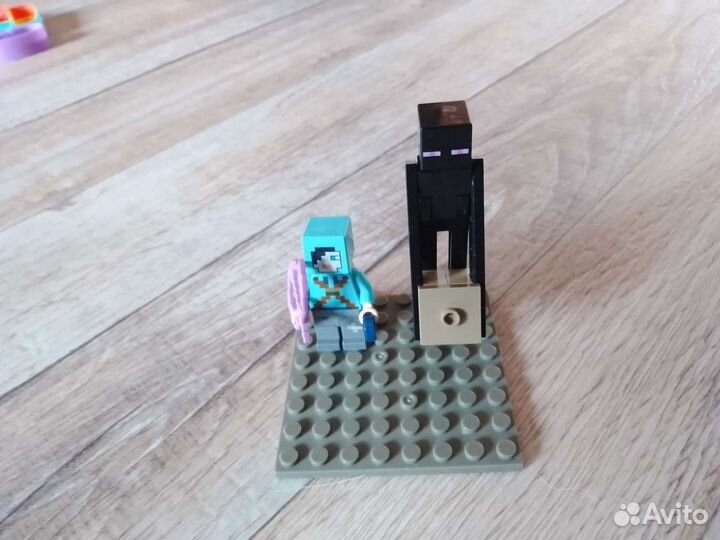 Эндермен и Драгн Слейер Майнкрафт