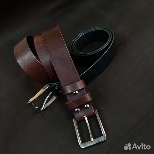 Кожаный ремень ручной работы