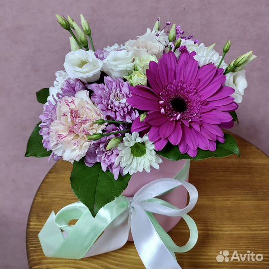 Цветы в коробке 155