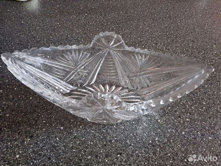 Салатник хрустальный