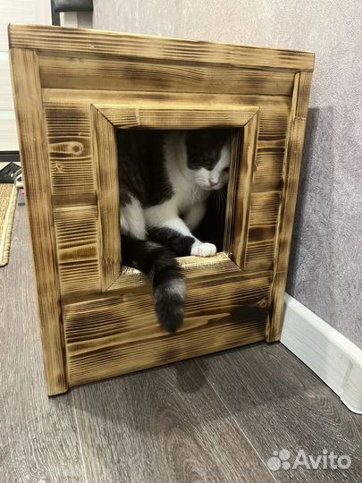 Туалет домик для кошек