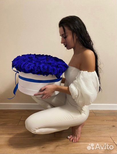 Синие розы голубые розы 101 роза 51 роза