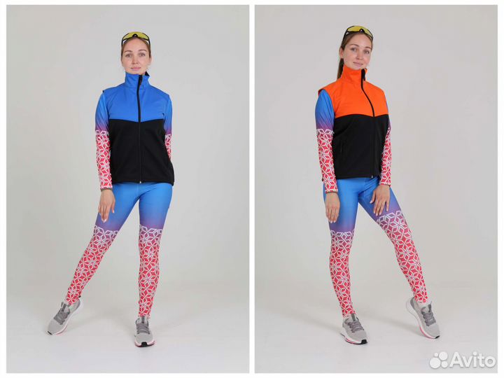 Новая жилетка лыжная спортивная (софтшелл)