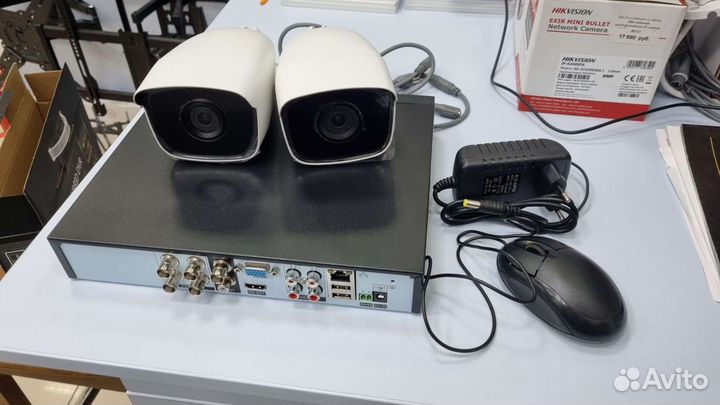 Комплект видеонаблюдения 2 камеры