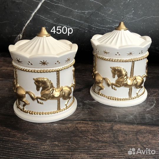 Свечи ручной работы в гипсе