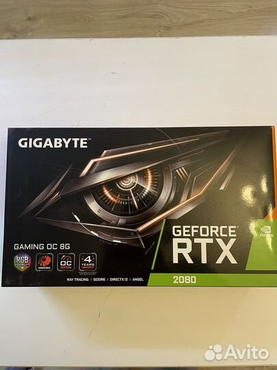 Видеокарта gigabyte rtx 2080 8gb